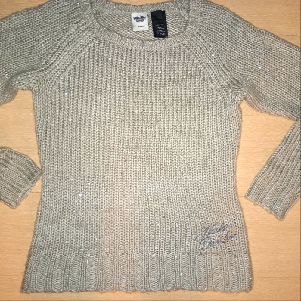 Harley Davidson size Large sweater wore twice!